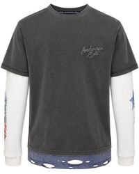 ANDERSSON BELL - Distressed Layered T-Shirt - Lyst
