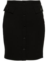Guess USA - Button-embellished Mini Skirt - Lyst