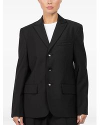 Tibi - Blazer Con Cierre De Botón - Lyst
