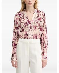 Guess - Floral Lace Blouse - Lyst