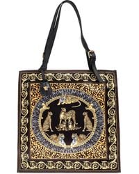 Versace - Borsa Tote Con Stampa Barocca - Lyst