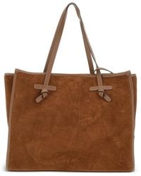 MARCELLA CLUB - Marcella Suede Tote Bag - Lyst