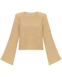 By Malene Birger - Charmina Knitted Cotton-blend Sweater - Lyst