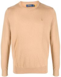 Polo Ralph Lauren - Relaxed Fit Crew Neck Cotton Sweater - Lyst