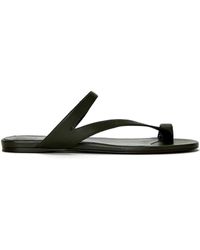 KHAITE - Aimee Double-Strap Flat Sandals - Lyst