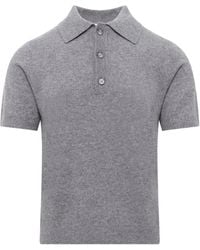 Entire studios - Short-Sleeve Knitted Polo Shirt - Lyst