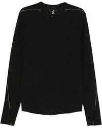 Thom Krom - Contrast-Stitch Long-Sleeve T-Shirt - Lyst