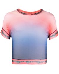 OTTOLINGER - クロップド メッシュtシャツ - Lyst
