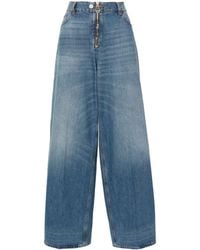Haikure - Bethany Zip Wide-leg Jeans - Lyst
