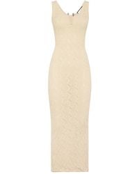 Philipp Plein - Monogram Midi Dress - Lyst