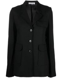 Victoria Beckham - Colbert Met Enkele Rij Knopen - Lyst