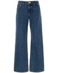 Cult Gaia - Rosella Embroidered Jeans - Lyst