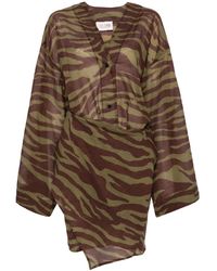 The Attico - La robe Sarong de Meravigliosa 'Meravigliosa' - Lyst