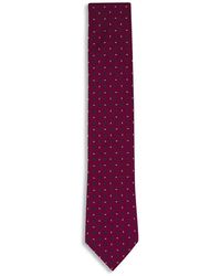 ZEGNA - Geometric-Pattern Silk Tie - Lyst