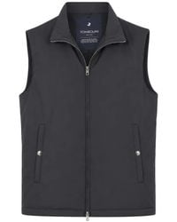 Tombolini - Logo-Plaque Zip-Up Gilet - Lyst