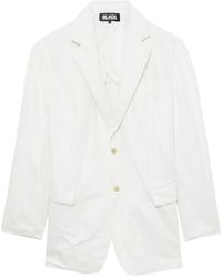 COMME DES GARÇON BLACK - Blazer Met Enkele Rij Knopen - Lyst