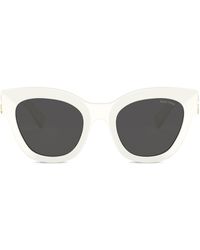 Miu Miu - Glimpse Cat-eye Frame Sunglasses - Lyst