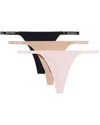 Juicy Couture - Logo-Tape Thong Set (Set Of Three) - Lyst