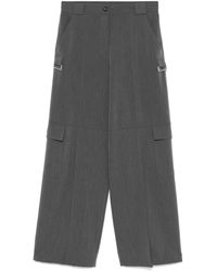 Pinko - Wide-Leg Cargo Pants - Lyst