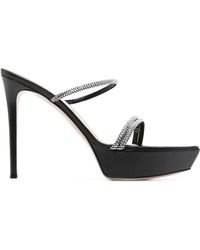 Gianvito Rossi - Cannes 120Mm Platform Sandals - Lyst