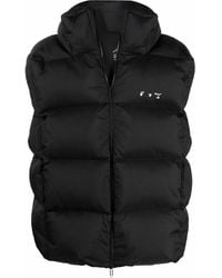 Off-White c/o Virgil Abloh - Down-feather Logo-print Gilet - Lyst
