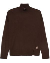Liu Jo - Turtleneck Sweater With Logo - Lyst