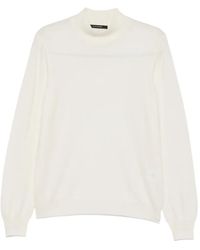 Tagliatore - High-Neck Virgin-Wool Sweater - Lyst