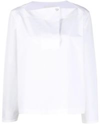 Jil Sander - Blouse Met Lange Mouwen - Lyst