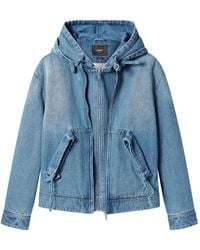 Axel Arigato - Hooded Denim Jacket - Lyst