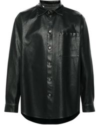 MSGM - ロゴパッチ シャツ - Lyst