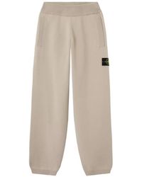 Stone Island - 5200001 Stretch Rws Wool Knit Joggers - Lyst