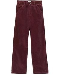 Carhartt - Corduroy-Texture Logo-Patch Trousers - Lyst