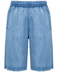 DIESEL - Elasticated-Waistband Shorts - Lyst