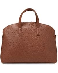 Marsèll - Sac À Main Trasporta En Cuir À Effet Autruche - Lyst