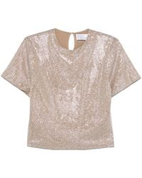 GIUSEPPE DI MORABITO - Crystal-Embellished T-Shirt - Lyst