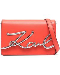 Karl Lagerfeld - K/signature Medium Shoulder Bag - Lyst