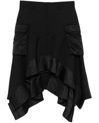 Sacai - Cargo-Pocket Midi Skirt - Lyst
