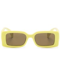 Gucci - Interlocking G Rectangle-frame Sunglasses - Lyst