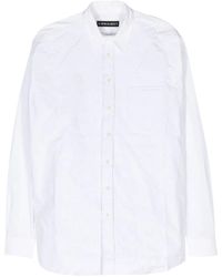 Y. Project - Katoenen Shirt Met Gekreukt Effect - Lyst