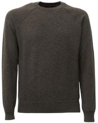 FILIPPO DE LAURENTIIS - Raglan-Sleeve Crew-Neck Fine-Knit Sweater - Lyst
