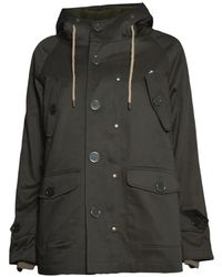 Equipe 70 - Parka À Capuche Et À Manches Raglan - Lyst