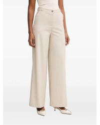Haveone - Pinstripe-Pattern Wide-Leg Trousers - Lyst