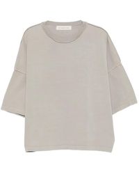 Stay Human On Earth - T-Shirt À Effet D'Épaules Descendues - Lyst