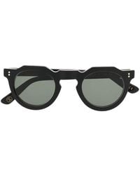Lesca - Pica Round-Frame Sunglasses - Lyst