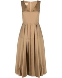 Blanca Vita - Abito Smanicato Con Scollo A V - Lyst