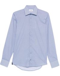Sand - Hemd Mit Geometrischem Print - Lyst