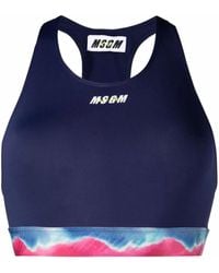 MSGM - Sport-Bh Met Tie-Dye Print - Lyst
