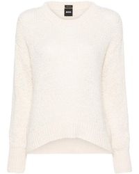 BOSS - 3D-Knit Crew-Neck Jumper - Lyst