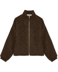 Jil Sander - Veste En Polaire À Fermeture Zippée - Lyst