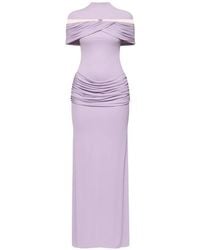Chats by C.Dam - Marlene Cutout-Shoulder Maxi Dress - Lyst